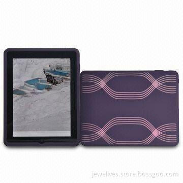 Laser Pattern Silicone Cases for Apple's iPad Laptop, Dust-resistant